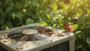 Air conditioner not working during summer heat inside a home