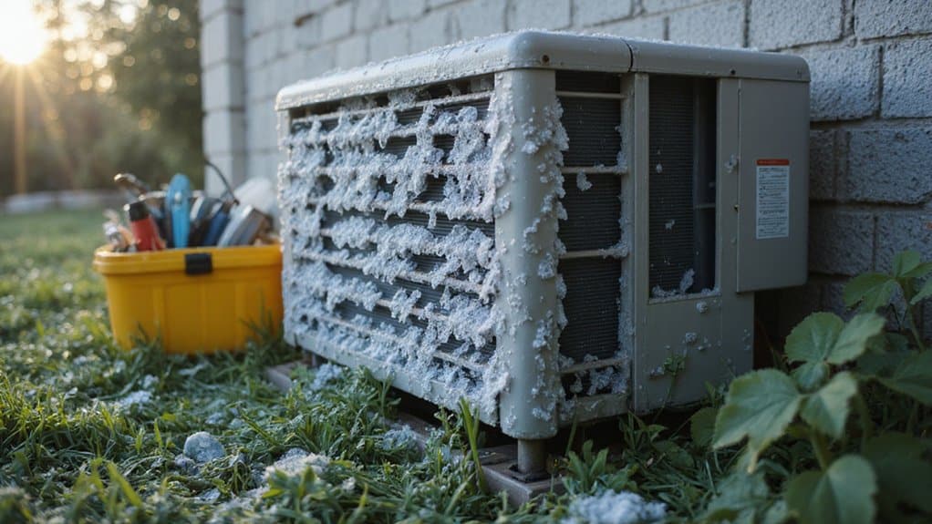 High indoor humidity causing moisture buildup and AC coil freezing